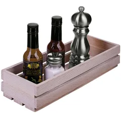 Подставка для набора для специй дуб ,H=7,L=34,B=12см бежев., изображение 3