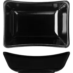 Соусник пластик ,L=9,B=6см черный, изображение 2