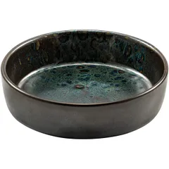 Container for serving “Phobos” for creme brulee ceramics 200ml D=120,H=35mm black,blue