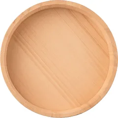 Кадка для риса бамбук,пластик D=300,H=75мм бежев., изображение 4