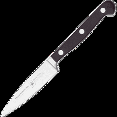 Нож для чистки овощей и фруктов «Глория Люкс» сталь ,H=10,L=190/90,B=17мм черный,металлич.