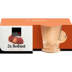 Чашка кофейная «Робаст» набор[2шт] стекло 180мл прозр., изображение 2