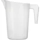 Стакан мерный с ручкой пластик 2л ,H=23,L=22,B=15см белый, изображение 2