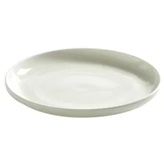 Plate for butter “Base”  porcelain  D=120, H=15mm  white