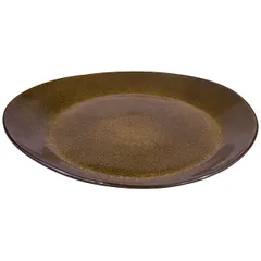 Тарелка «Млечный путь салатовый» фарфор ,H=3,L=32,B=29см салатов.,черный, изображение 2