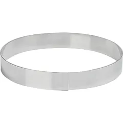 Кольцо кондитерское сталь нерж. D=220,H=35мм металлич.