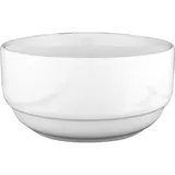 Salad bowl “White” Prince  porcelain 380ml D=117,H=63mm white