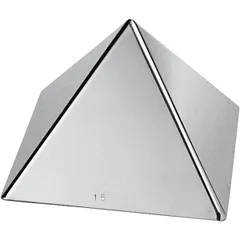 Confectionery mold “Pyramid”  stainless steel , H=10.5, L=12, B=12cm  metal.