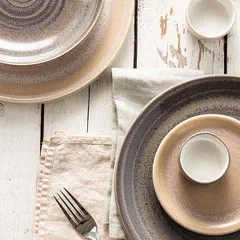 Тарелка «Революшн Сэндстоун» мелкая фарфор D=200,H=15мм бежев., изображение 4