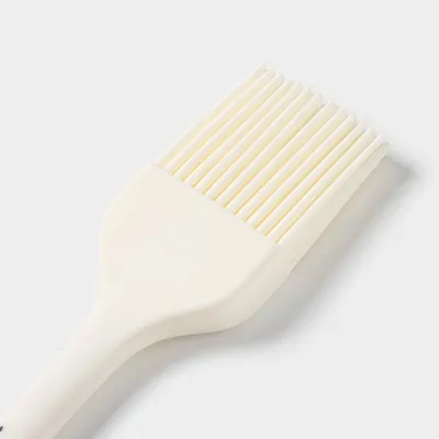 Кисть кондитерская «Гранит» (до +200 °C) силикон ,L=21см белый,в ассорт., изображение 3