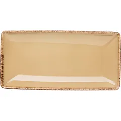 Блюдо «Террамеза Вит» прямоугольное фарфор ,L=20,B=10см бежев.