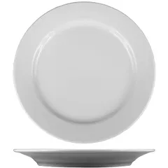 Plate “Trend” small  porcelain  D=21cm  white