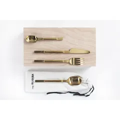 Ложка столовая «Койчи» сталь нерж.,латунь ,L=19,1см золотой, изображение 2