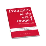 Брошюра «Pourquoi le vin est-il rouge? Le vin en 100 questions» бумага красный