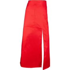 Apron with slit polyester ,L=86,B=88cm red