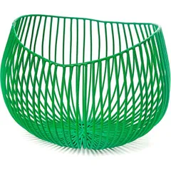 Fruit basket  metal , H=16, L=23, B=20cm  green.