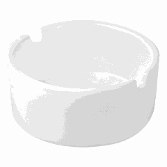 Пепельница «Кунстверк» фарфор D=77,H=37мм белый