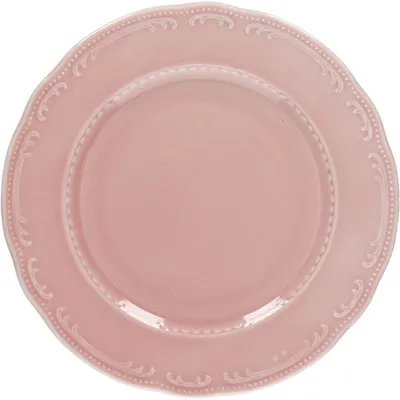 Тарелка «В.Виена Шарм» мелкая фарфор D=280,H=24мм розов., Цвет: Розовый, Диаметр (мм): 280