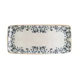 Блюдо сервировочное «Виенто» прямоугольное фарфор ,L=34,B=16см белый,синий