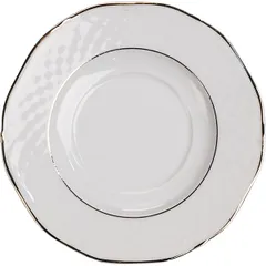 Saucer “Aphrodite”  porcelain  D=170, H=18mm  white, gold