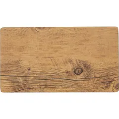 Блюдо для подачи пластик ,H=15,L=280,B=155мм св.бежев., изображение 2