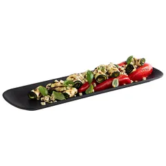 Поднос для подачи «Нэро» GN 2/4 пластик ,H=25,L=530,B=162мм черный, изображение 2