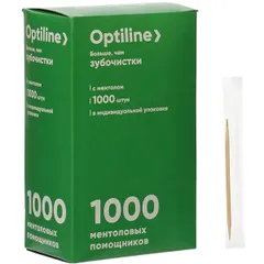 Toothpicks with menthol in individual packaging[1000pcs] wood ,H=15,L=9cm st. tree