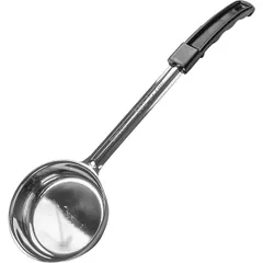 Ladle black handle “Prootel”  stainless steel, plastic  170 ml , H=95, L=360mm  metallic, black