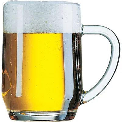 Кружка для пива «Хаворт» стекло 0,57л D=90/72,H=131,B=135мм прозр., изображение 2