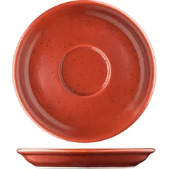 Saucer “Lifestyle” porcelain D=12cm cinnabar