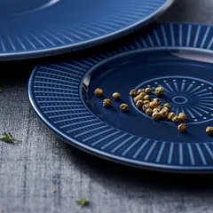 Тарелка «Виллоу Азур» мелкая фарфор D=185,H=15мм синий, изображение 4