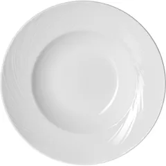 Тарелка глубокая «Спайро» фарфор 370мл D=27,H=5см белый