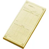 Бланк для счета «Бар,кухня» двухслойный самокопировальный бум. самокоп. ,H=15,L=200,B=95мм разноцвет