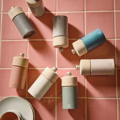 Мельница для соли «Бореаль» бук ,H=12см свет.-сер., изображение 4