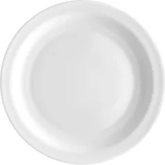 Plate "Careware" small glass D=235,H=21mm white