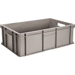 Food container plastic 34l ,H=17,L=60,B=40cm gray