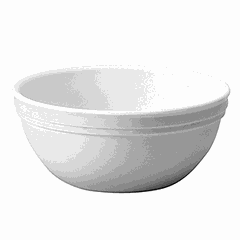 Bowl polycarbonate 452ml D=13.3cm white