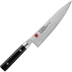 Нож кухонный «Шеф» сталь нерж.,сталь ,L=33/20,B=4см черный,металлич.