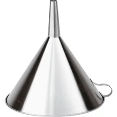 Funnel “Paderno” stainless steel D=12cm metal.