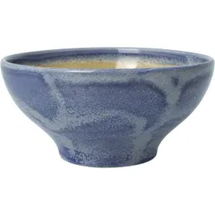 Salad bowl “Aurora Revolution Bluestone”  porcelain  450 ml  D=140, H=65mm  beige, blue