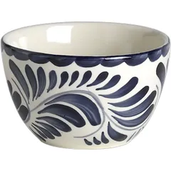 Чашка бульонная «Пуэбла Блю» без ручек фарфор 260мл D=10см белый,синий