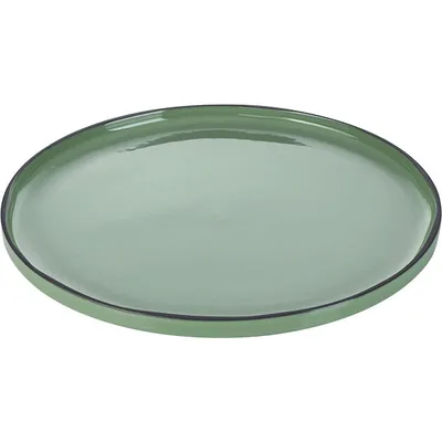 Тарелка десертная «Карактэр» керамика D=21,H=2см изумруд., Цвет: Изумрудный, Диаметр (мм): 210