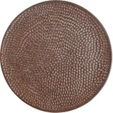 Тарелка фарфор D=27см коричнев.