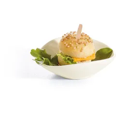 Соусник «Аппетайзер» фарфор 40мл D=90,H=28мм белый, изображение 4