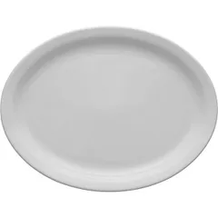 Dish “America” oval  porcelain , L=25cm  white