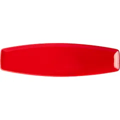 Блюдо «Фиренза ред Нэо» фарфор ,H=17,L=360,B=100мм красный,белый