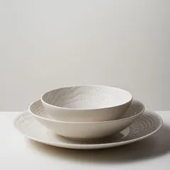 Салатник «Арборесценс» фарфор 300мл D=160,H=35мм слон.кость, изображение 2