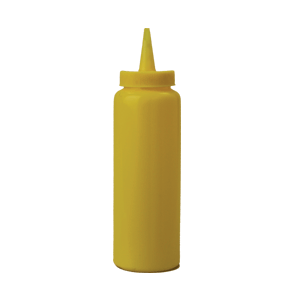 Емкость для соусов пластик 230мл D=50,H=175мм желт., Цвет: Желтый, Объем по данным поставщика (мл): 230