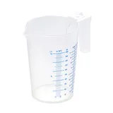 Стакан мерный с ручкой пластик 0,5л прозр.