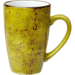 Mug “Kraft Apple”  porcelain  285 ml  D=7, H=11, L=11 cm  yellow-green.